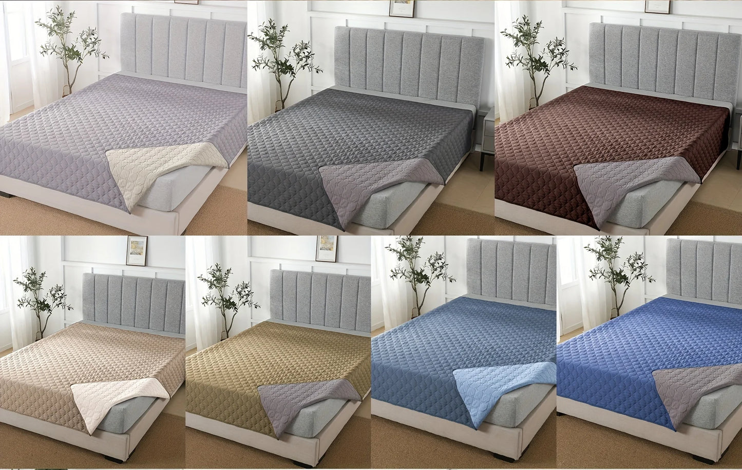 100% Double-Sided ANTI-LEAKAGE Dog Bed Cover Pet Blanket Sofa Couch Furniture Protector
