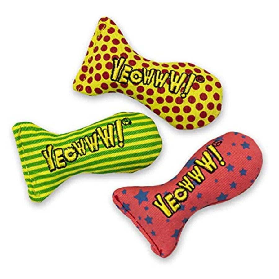 Stinkies Catnip Toy Dots for Cats Soft Fabric with Catnip Filling Vibrant Orange Color Fun Interactive Playtime Gift