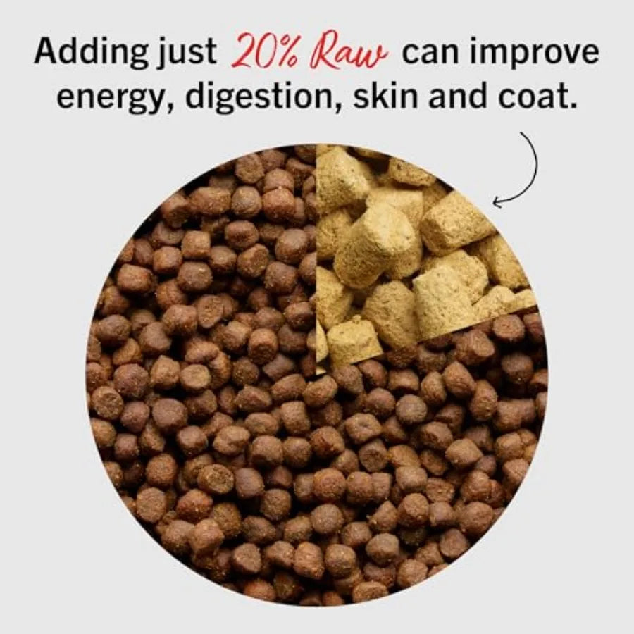 Freeze-Dried Raw Beef Meal Mixers- Dog Food Topper and Mixer - Made with 95% Grass-Fed Beef Organs and Bone - Perfect for Picky