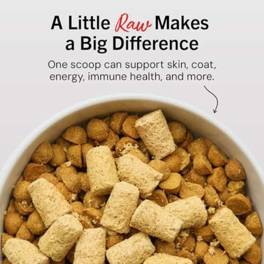 Freeze-Dried Raw Beef Meal Mixers- Dog Food Topper and Mixer - Made with 95% Grass-Fed Beef Organs and Bone - Perfect for Picky