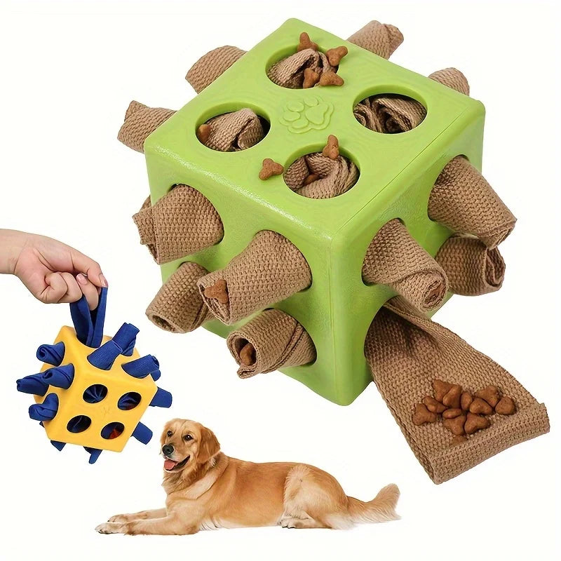 Interactive Dog Puzzle Toy - Slow Feeder Mat with Treat Dispenser | Suitable for All Sizes of Dogs, Reduces Boredom and Stimulat
