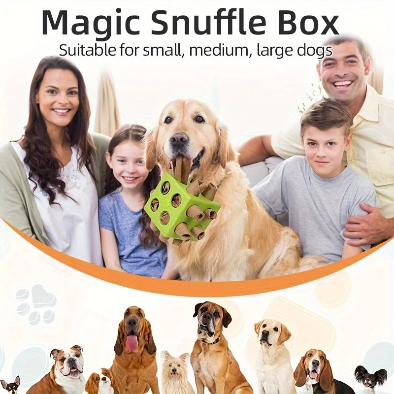 Interactive Dog Puzzle Toy - Slow Feeder Mat with Treat Dispenser | Suitable for All Sizes of Dogs, Reduces Boredom and Stimulat