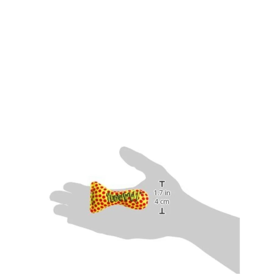Stinkies Catnip Toy Dots for Cats Soft Fabric with Catnip Filling Vibrant Orange Color Fun Interactive Playtime Gift