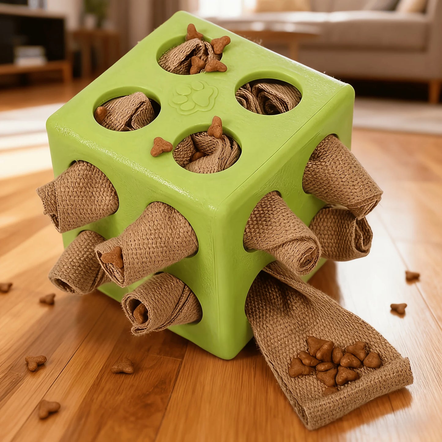 Interactive Dog Puzzle Toy - Slow Feeder Mat with Treat Dispenser | Suitable for All Sizes of Dogs, Reduces Boredom and Stimulat